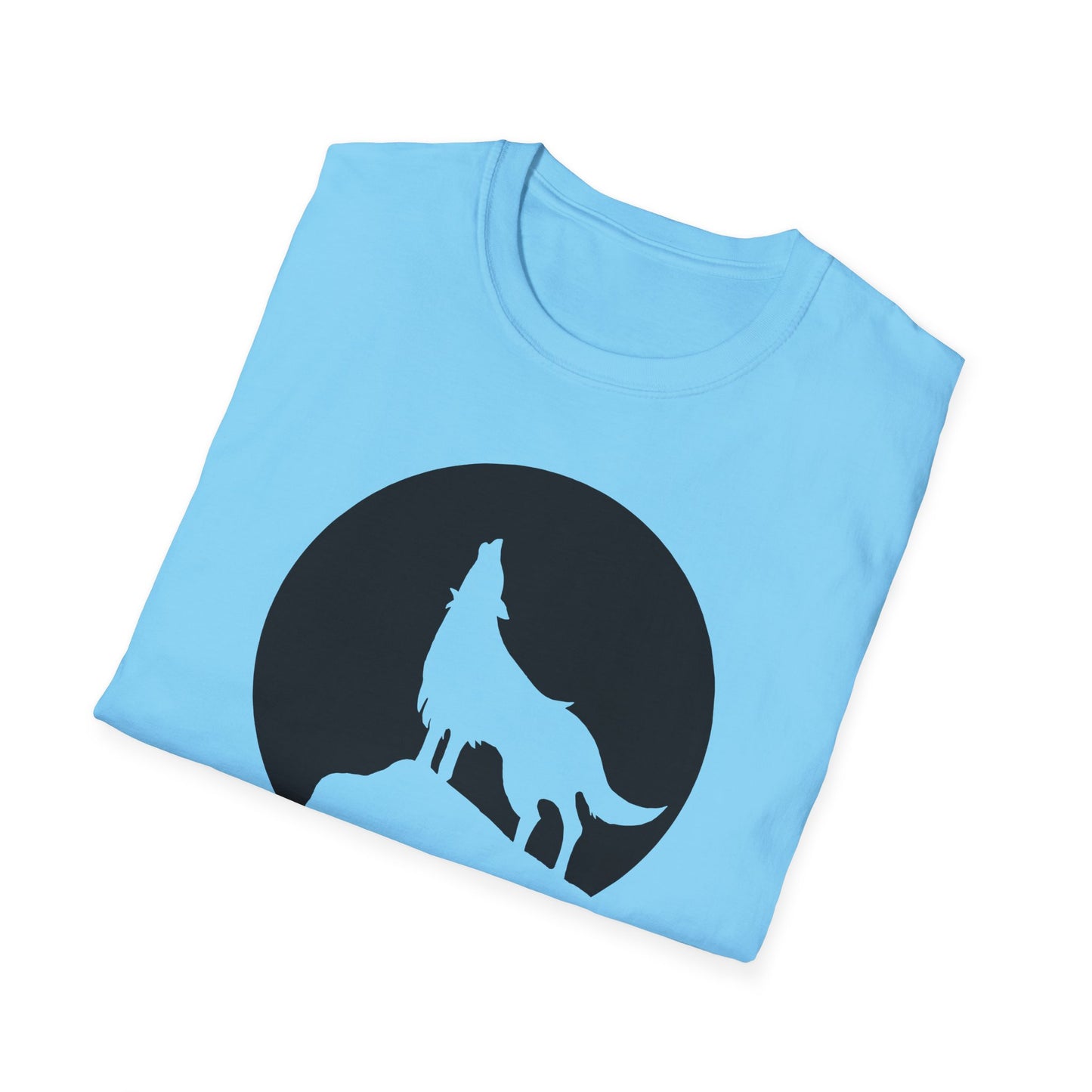 Wolf Howling at the Moon – Design #1 Women’s T-Shirt by TOOLOUD