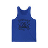 TooLoud 1965 Vintage Birth Year Jersey Tank | Retro Unisex Athletic Style