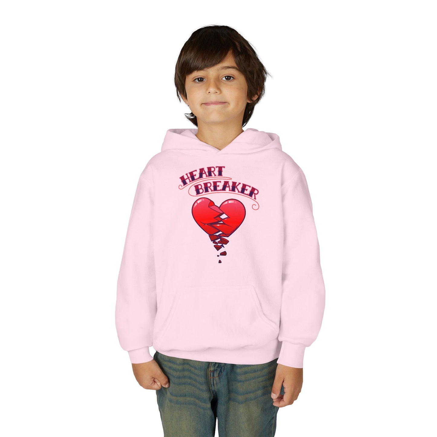 Heart Breaker Cute Childrens Hoodie by TOOLOUD