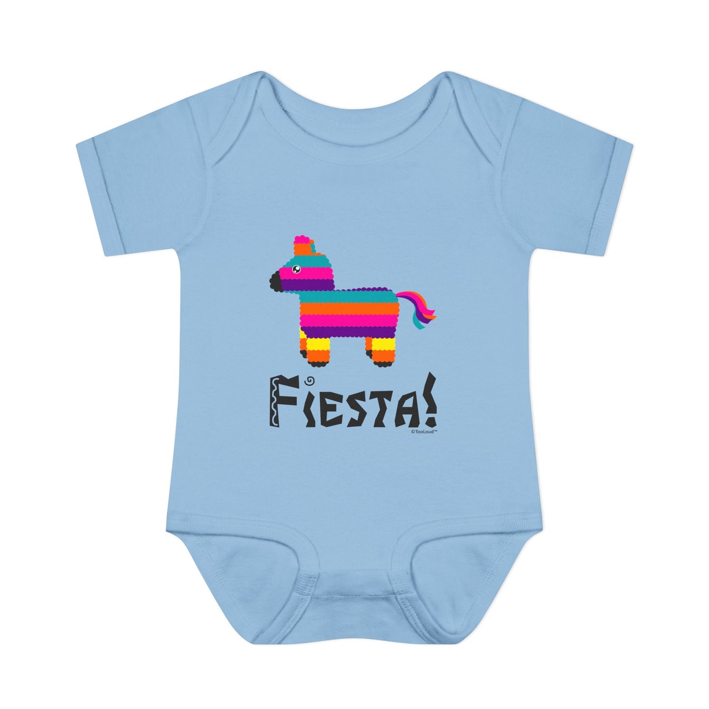 Colorful Piñata Design – Fiesta Baby Romper Bodysuit by TOOLOUD