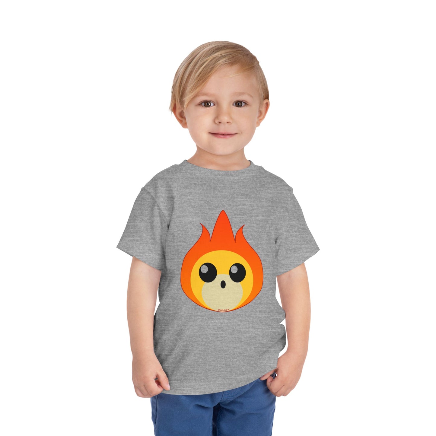 Cute Fireball Design Toddler T-Shirt by TOOLOUD