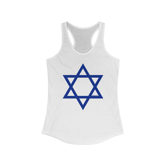 Jewish Star of David Women's Petite Racerback Tank Top by TOOLOUD