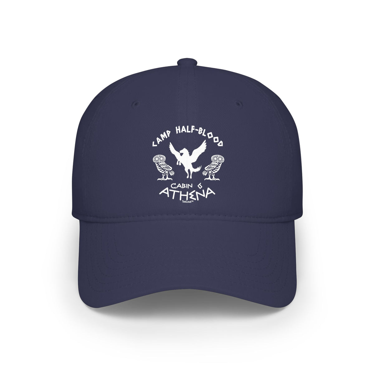 Camp Half-Blood Cabin 6 Athena Adult Dark Baseball Cap Hat by TOOLOUD