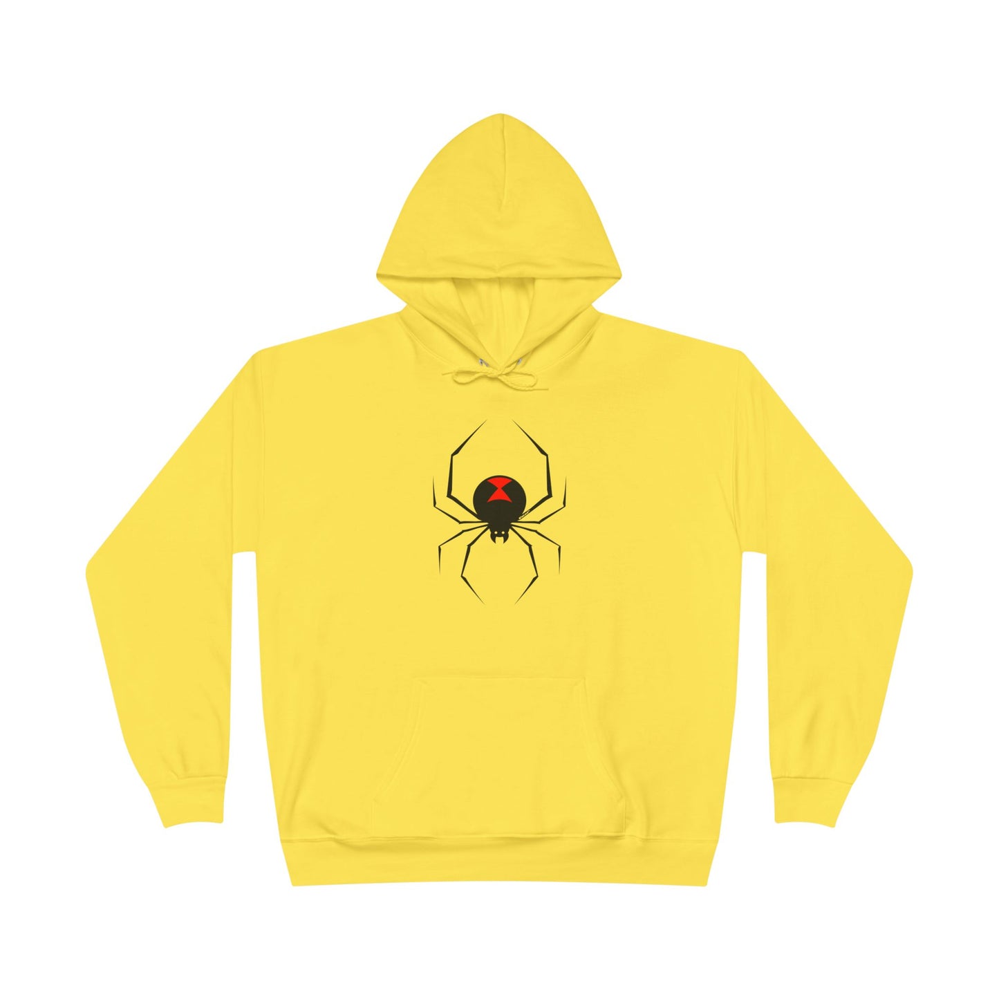 Black Widow Spider Design Hoodie Sweatshirt by TOOLOUD