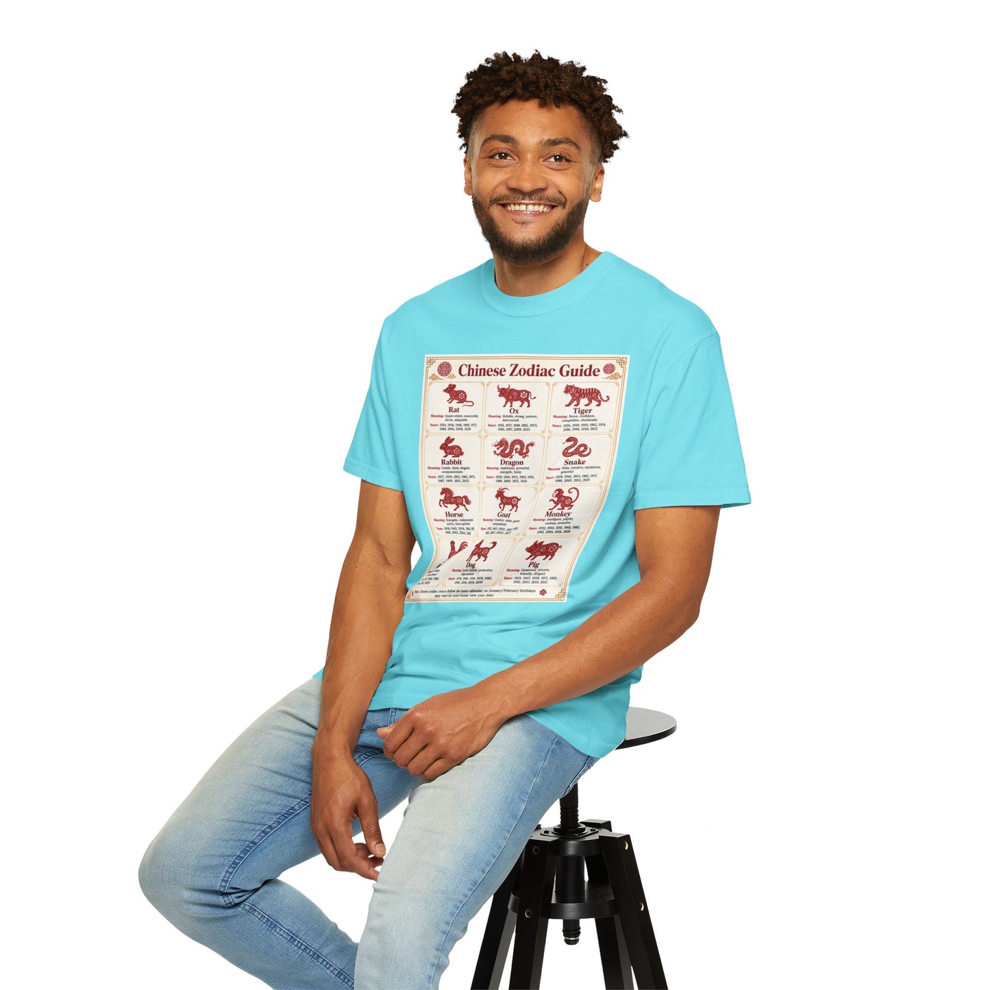 Chinese Zodiac Guide Design #1 Unisex T-Shirt by TOOLOUD