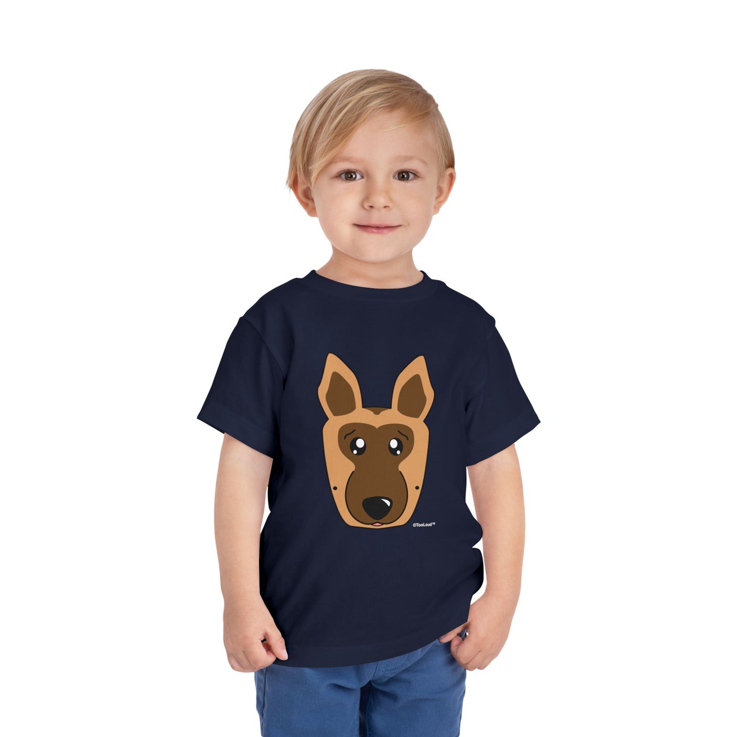 Cute German Shepherd Dog Toddler T-Shirt by TOOLOUD