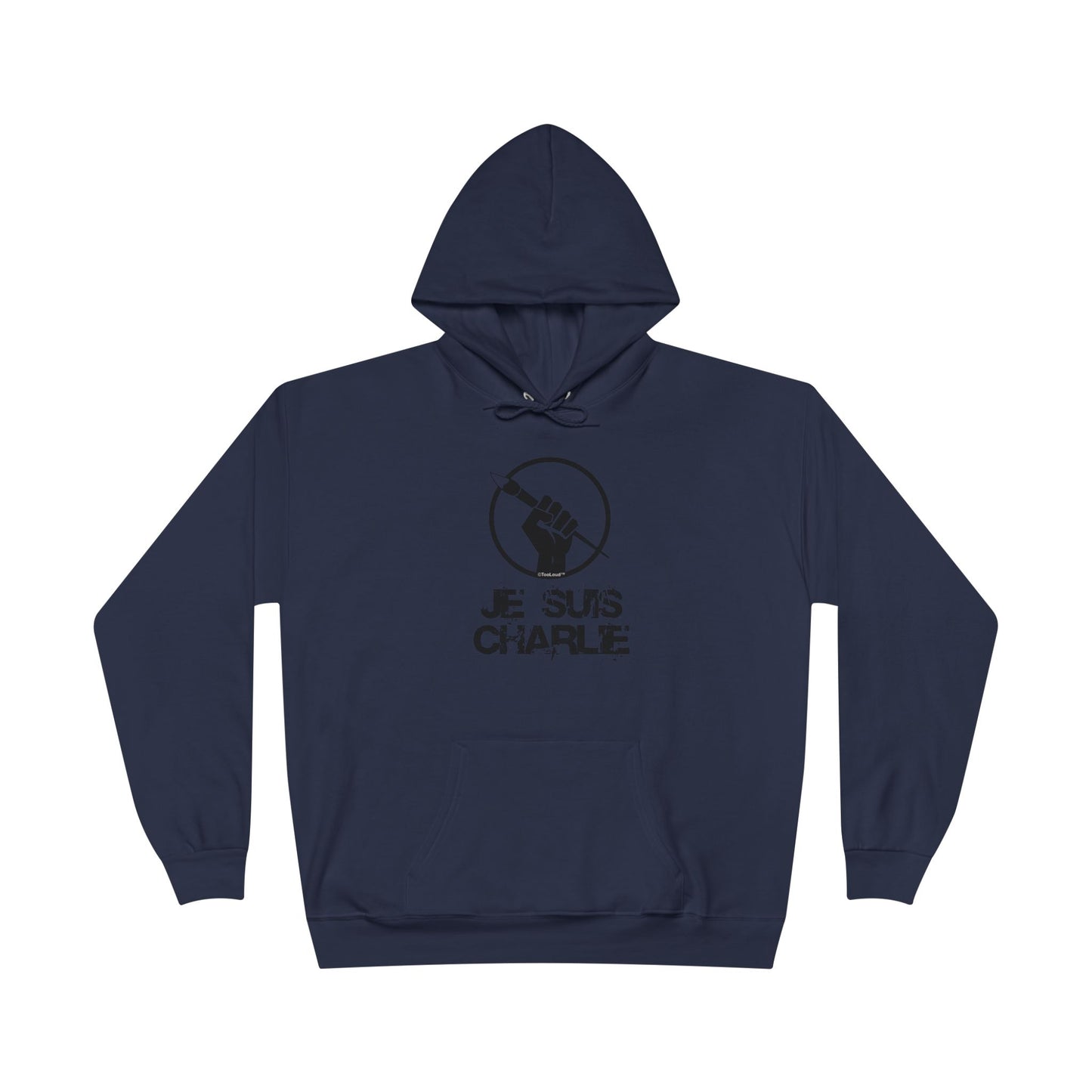 Je Suis Charlie Adult Pullover Hoodie Sweatshirt by TOOLOUD