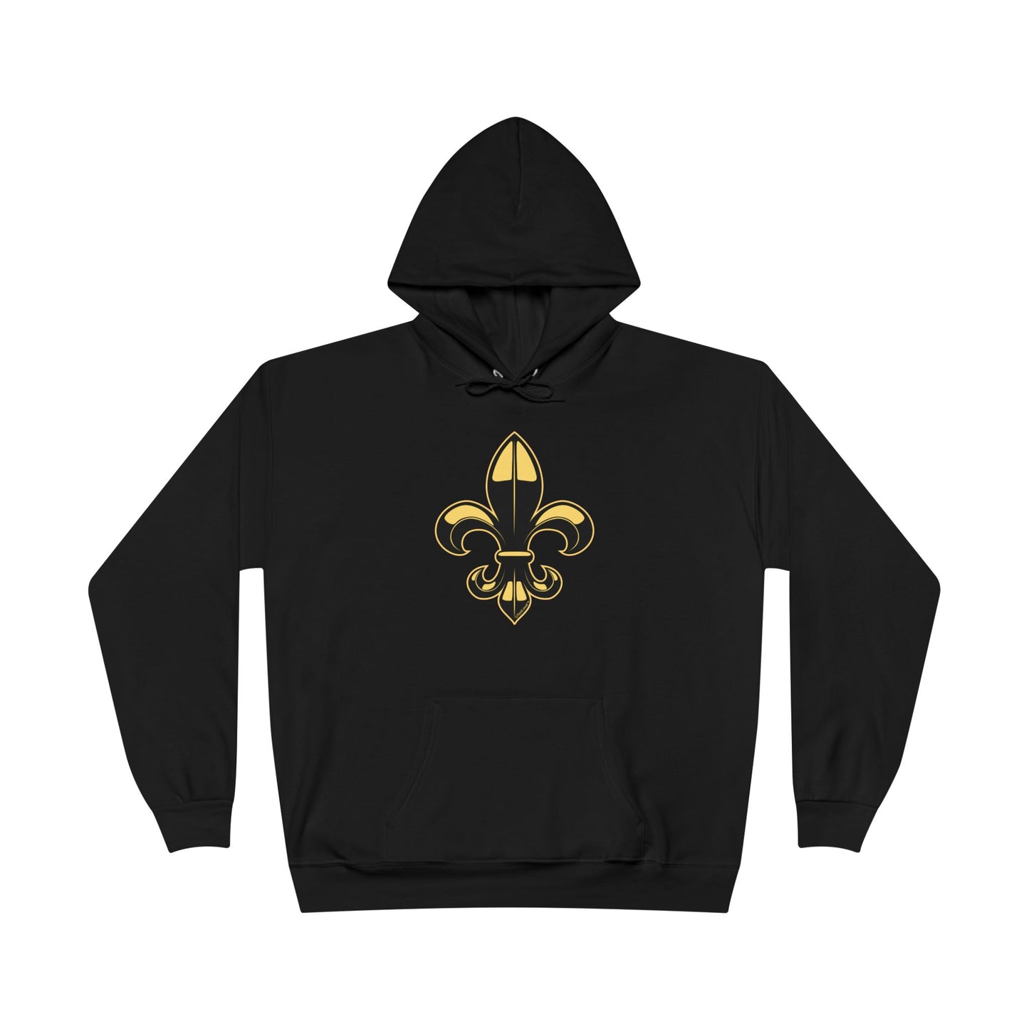 Golden Fleur de Lis Dark Hoodie Sweatshirt by TOOLOUD