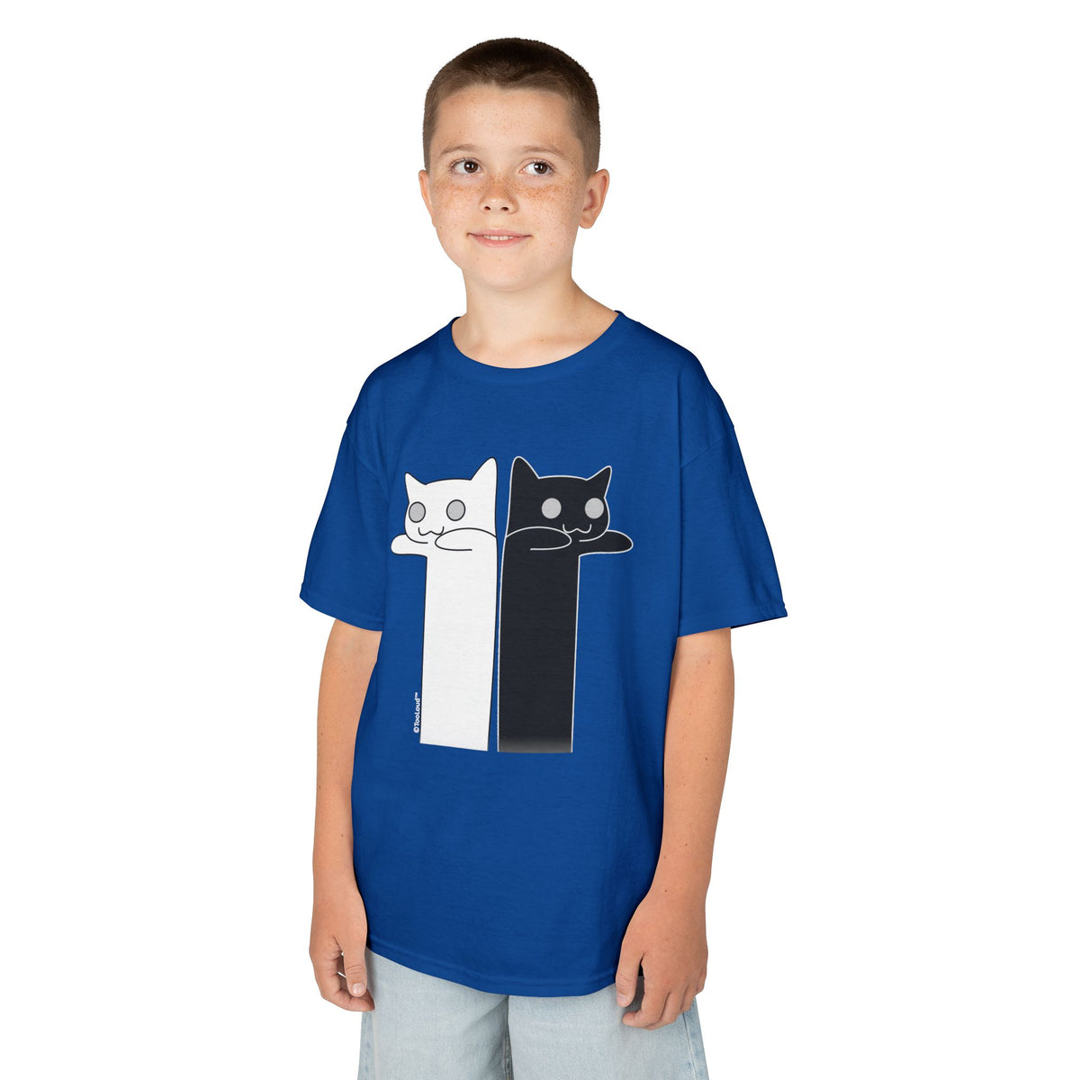 Longcat and Tacgnol – Internet Humor Children's Dark T-Shirt by TOOLOUD