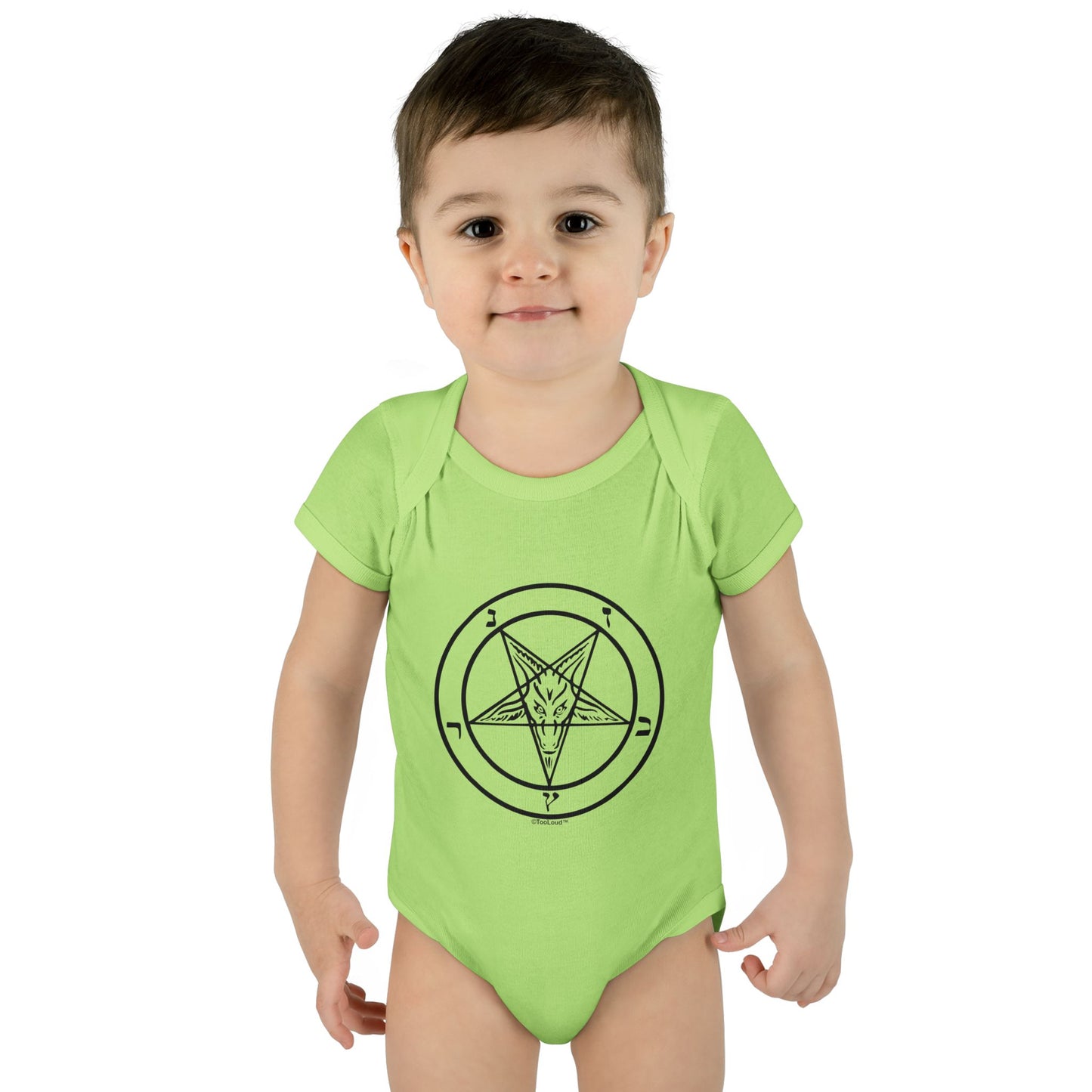 Sigil of Baphomet Baby Romper Bodysuit by TOOLOUD