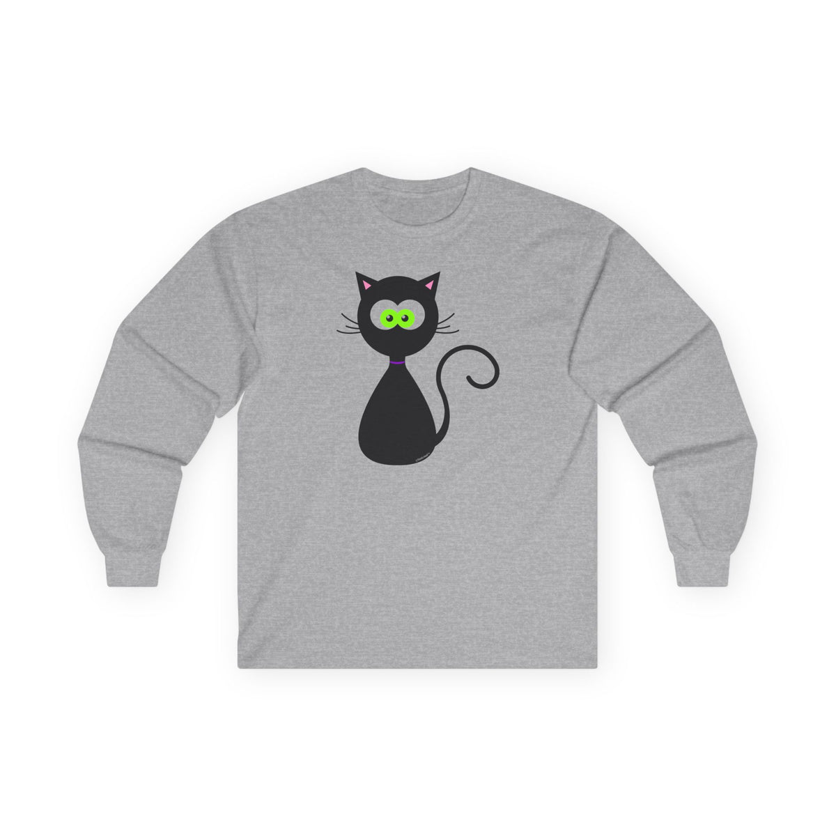 Cat Halloween Adult Long Sleeve Shirt by TOOLOUD