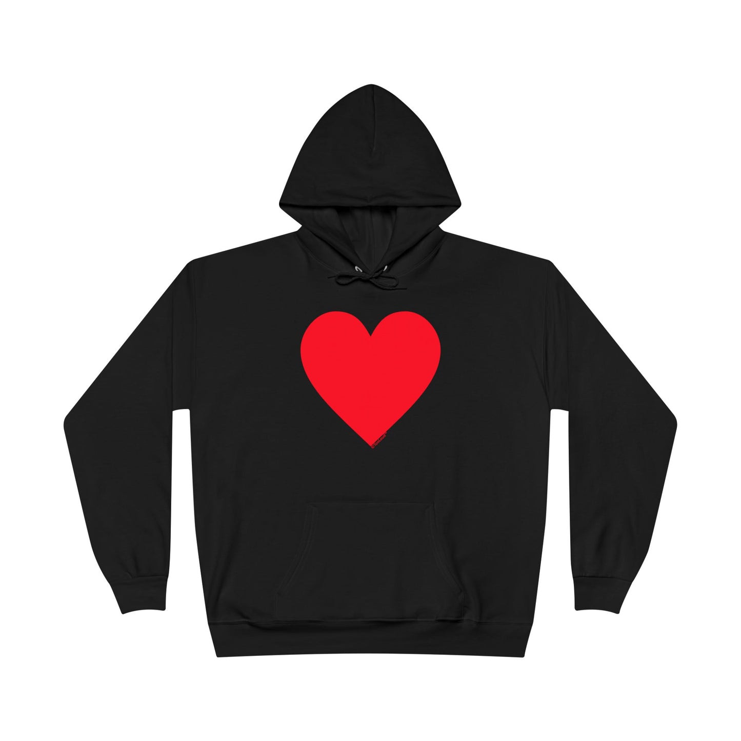 TOOLOUD Big Red Heart Valentine's Day Dark Unisex Hoodie Sweatshirt