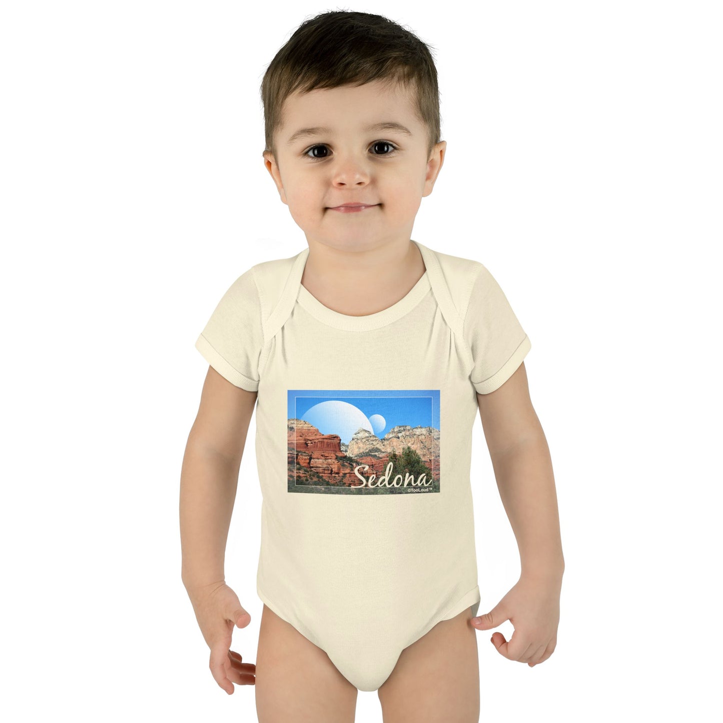 Abstract Sedona Baby Romper Bodysuit by TOOLOUD