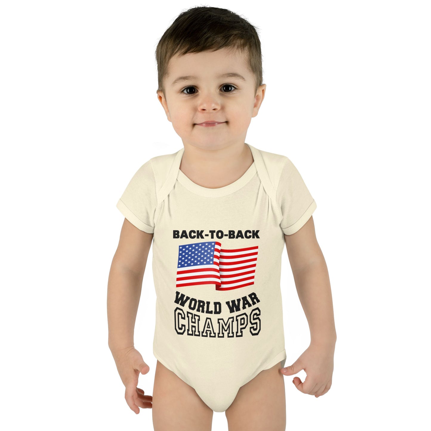 Back to Back World War Champs Infant Onesie by TOOLOUD