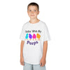 TooLoud Chillin with My Peeps Kids T-Shirt | Funny Easter Children's Apparel