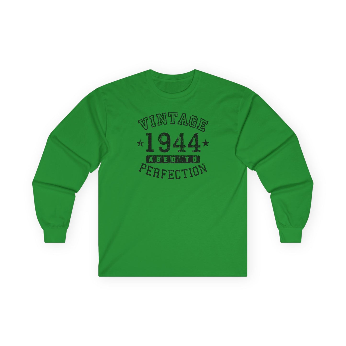 1944 – Vintage Birth Year Adult Long Sleeve Shirt by TOOLOUD