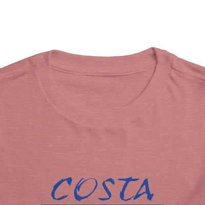 TOOLOUD Costa Rica Flag Toddler T-Shirt