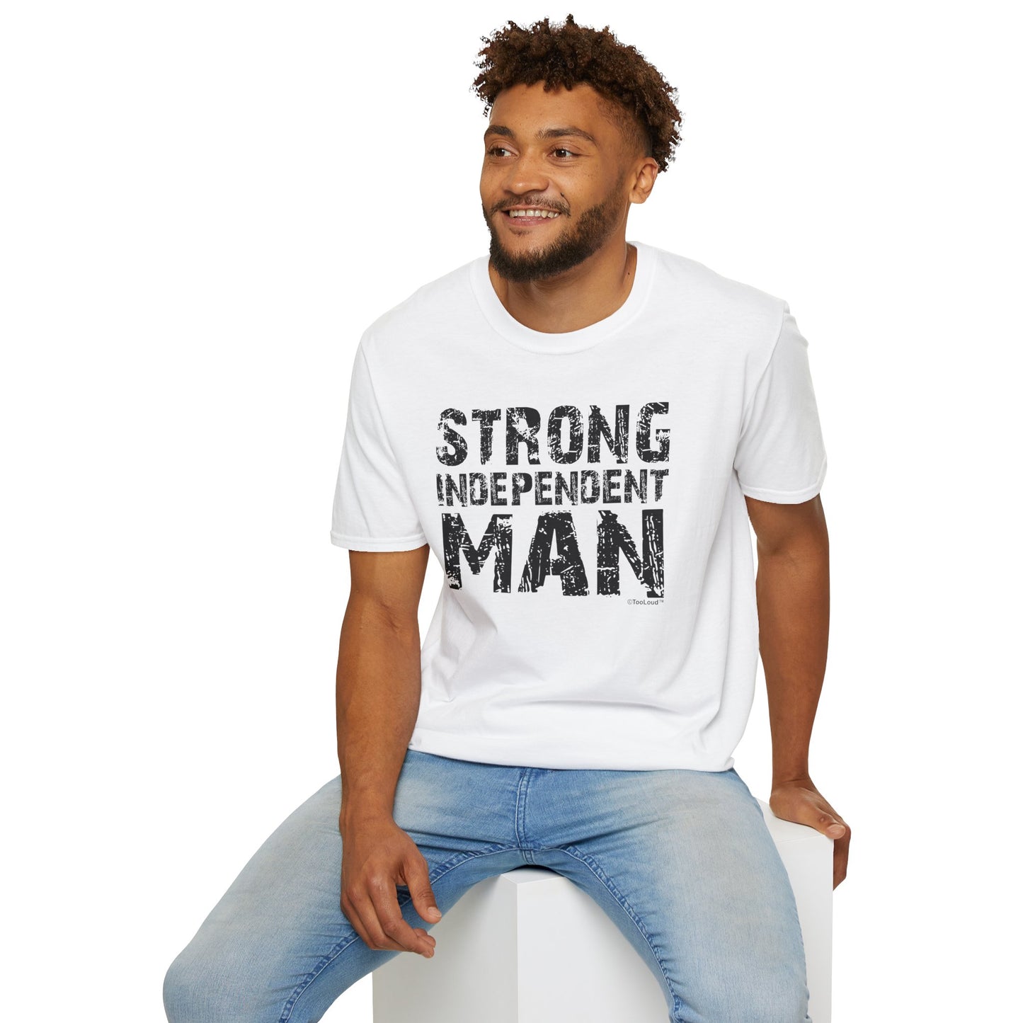 Strong Independent Man Adult T-Shirt by TOOLOUD