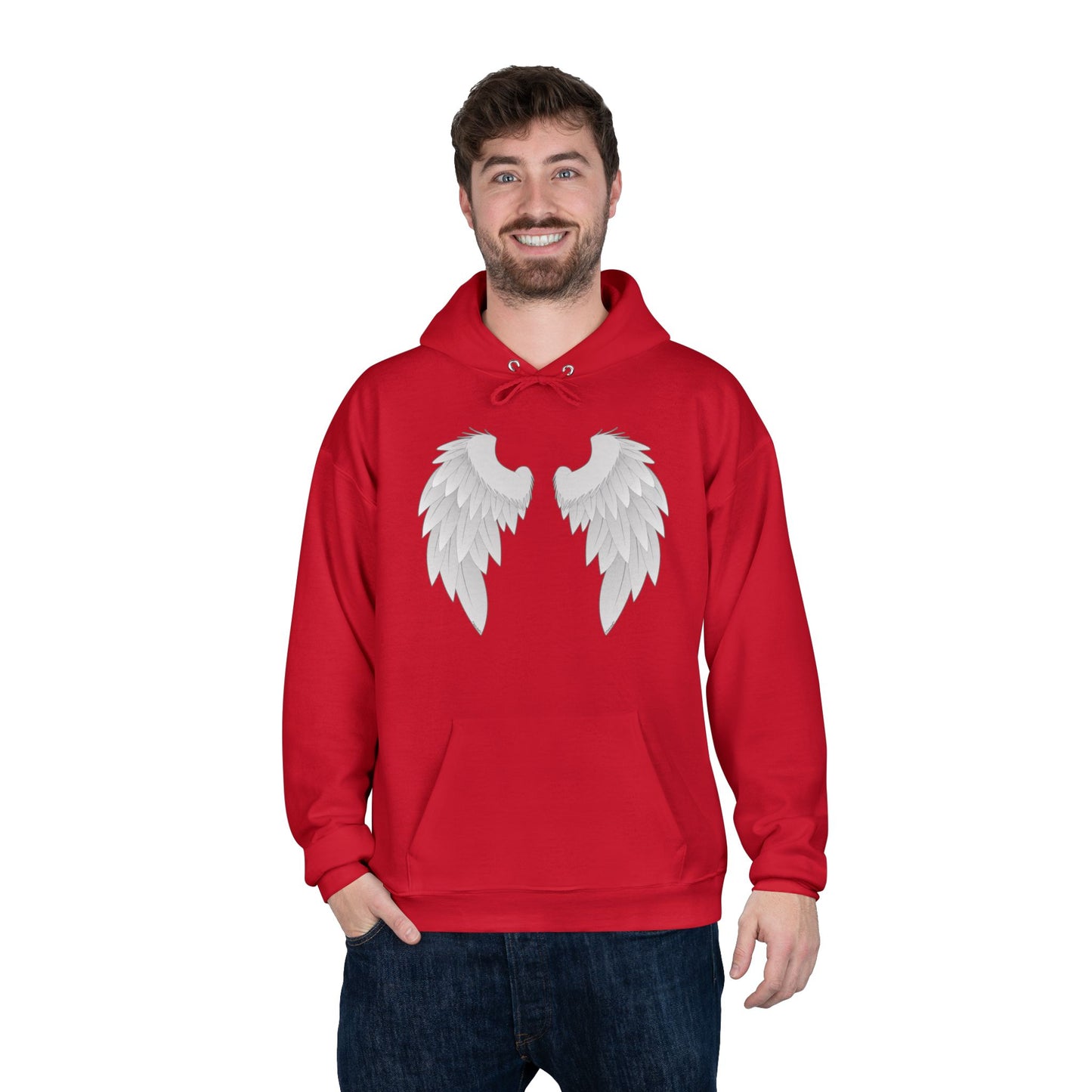 Epic Angel Wings Design Hoodie Pullover Sweatshirt by TOOLOUD