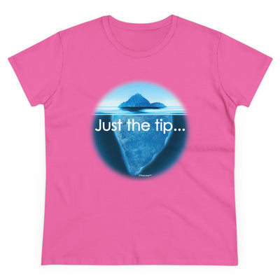 TooLoud Iceberg Just The Tip Women's Cotton T-Shirt