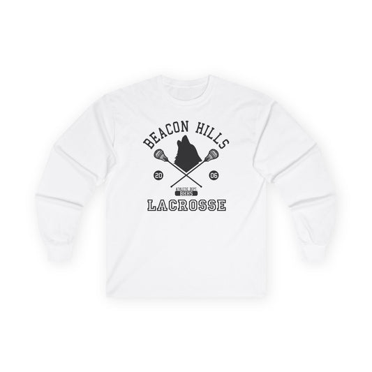 Beacon Hills Lacrosse Wolf Adult Long Sleeve Shirt by TOOLOUD
