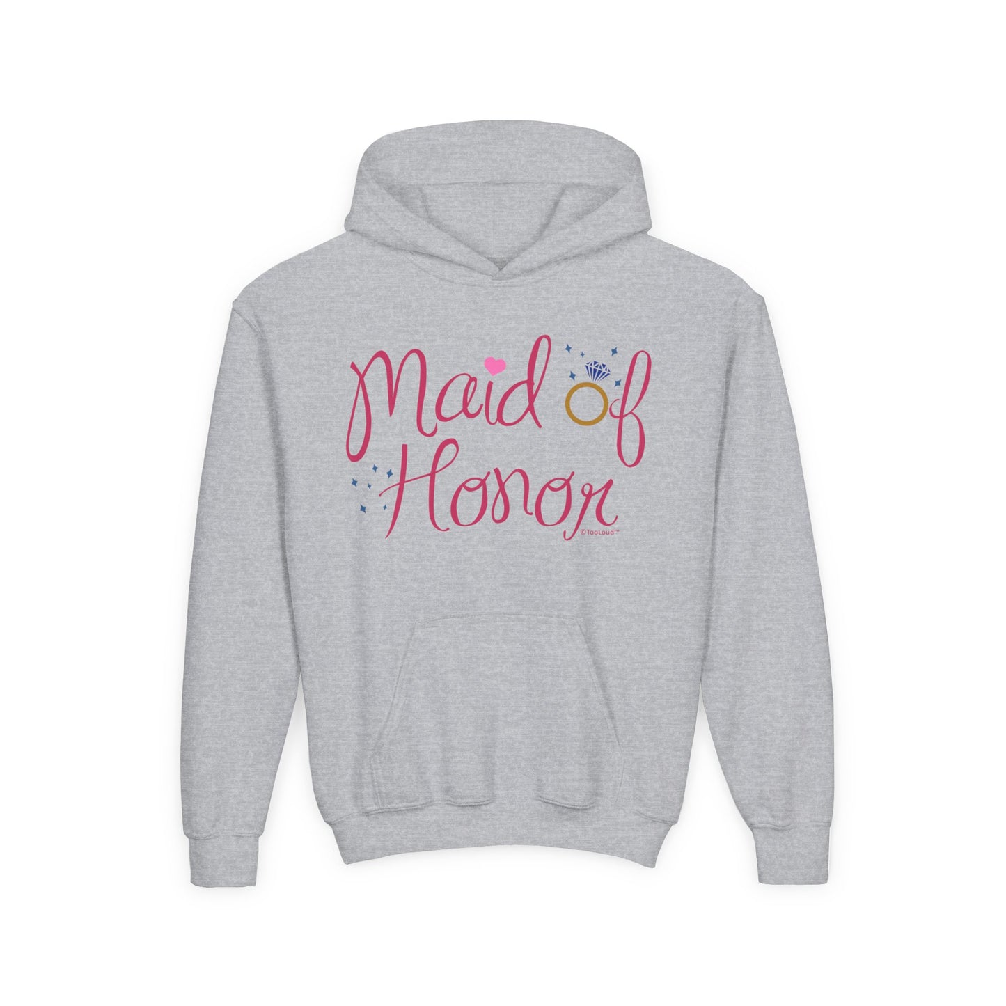 Maid of Honor – Diamond Ring Design – Color Youth Children’s Hoodie by TOOLOUD™