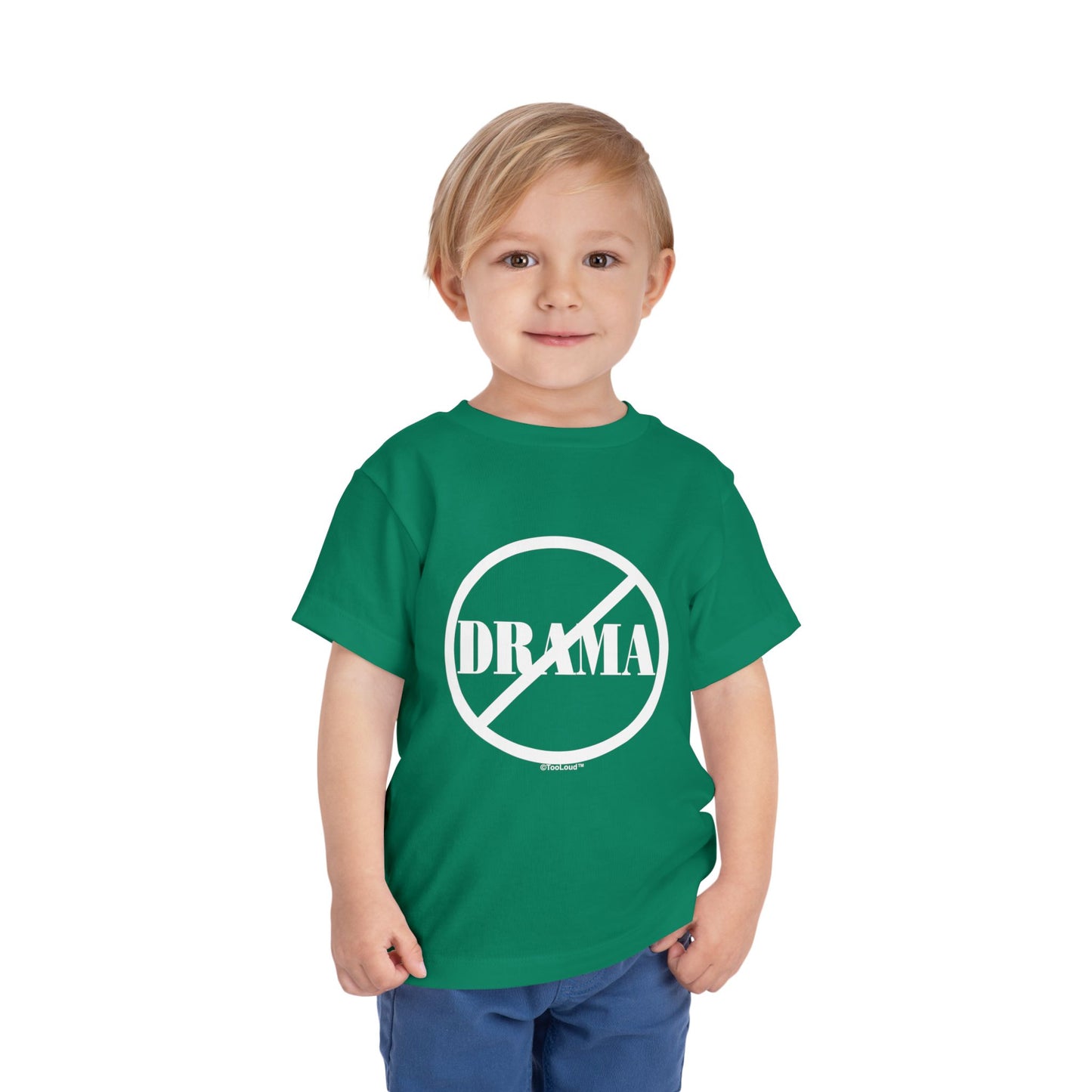 No Drama Allowed Toddler T-Shirt Dark by TOOLOUD