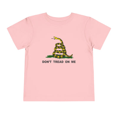 Don't Tread On Me Gadsden Flag Rattlesnake Toddler Short Sleeve T-Shirt