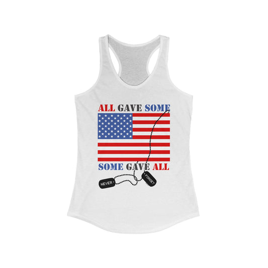 TOOLOUD All Gave Some Some Gave All Womens Tank Top