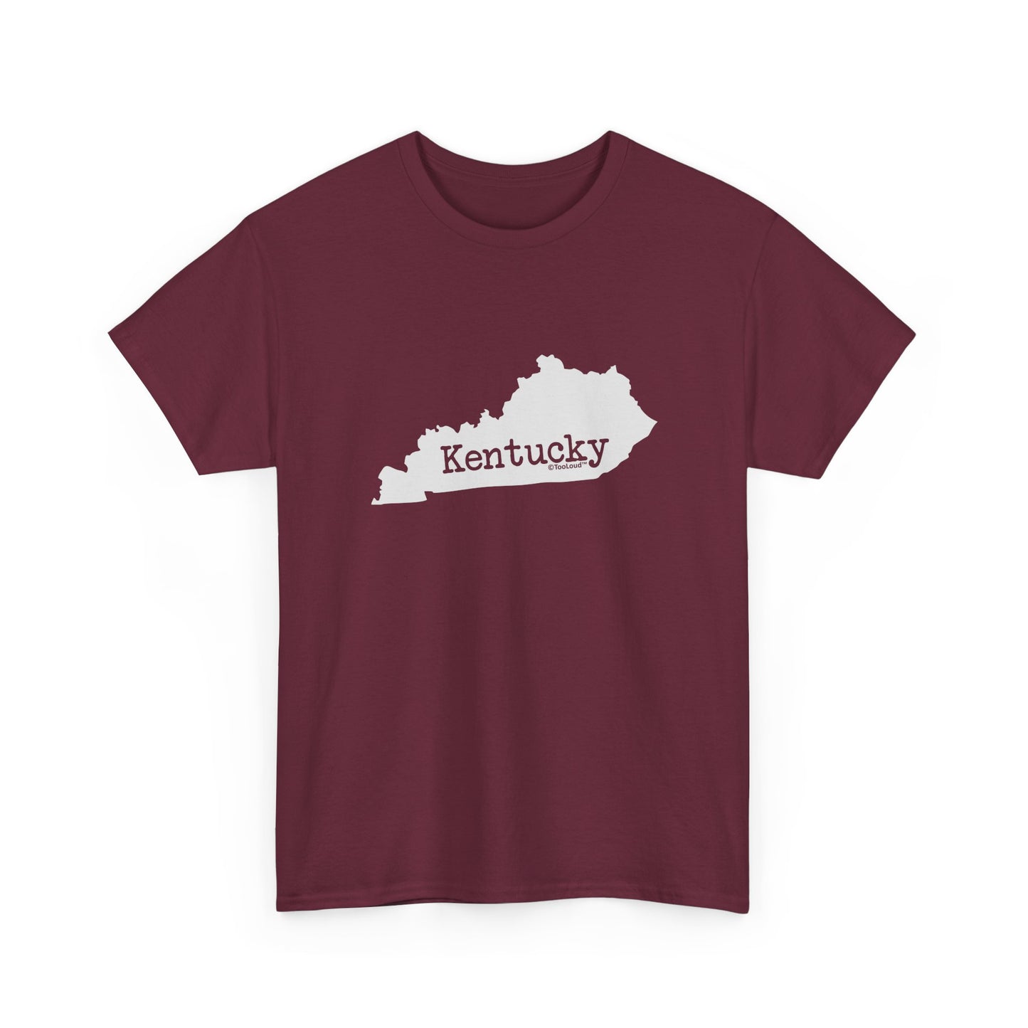 Kentucky – United States Shape Adult Dark T-Shirt by TOOLOUD
