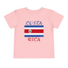 TOOLOUD Costa Rica Flag Toddler T-Shirt | Soft Tshirt