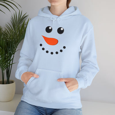 TOOLOUD Snowman Face Christmas Adult Unisex Hoodie Sweatshirt