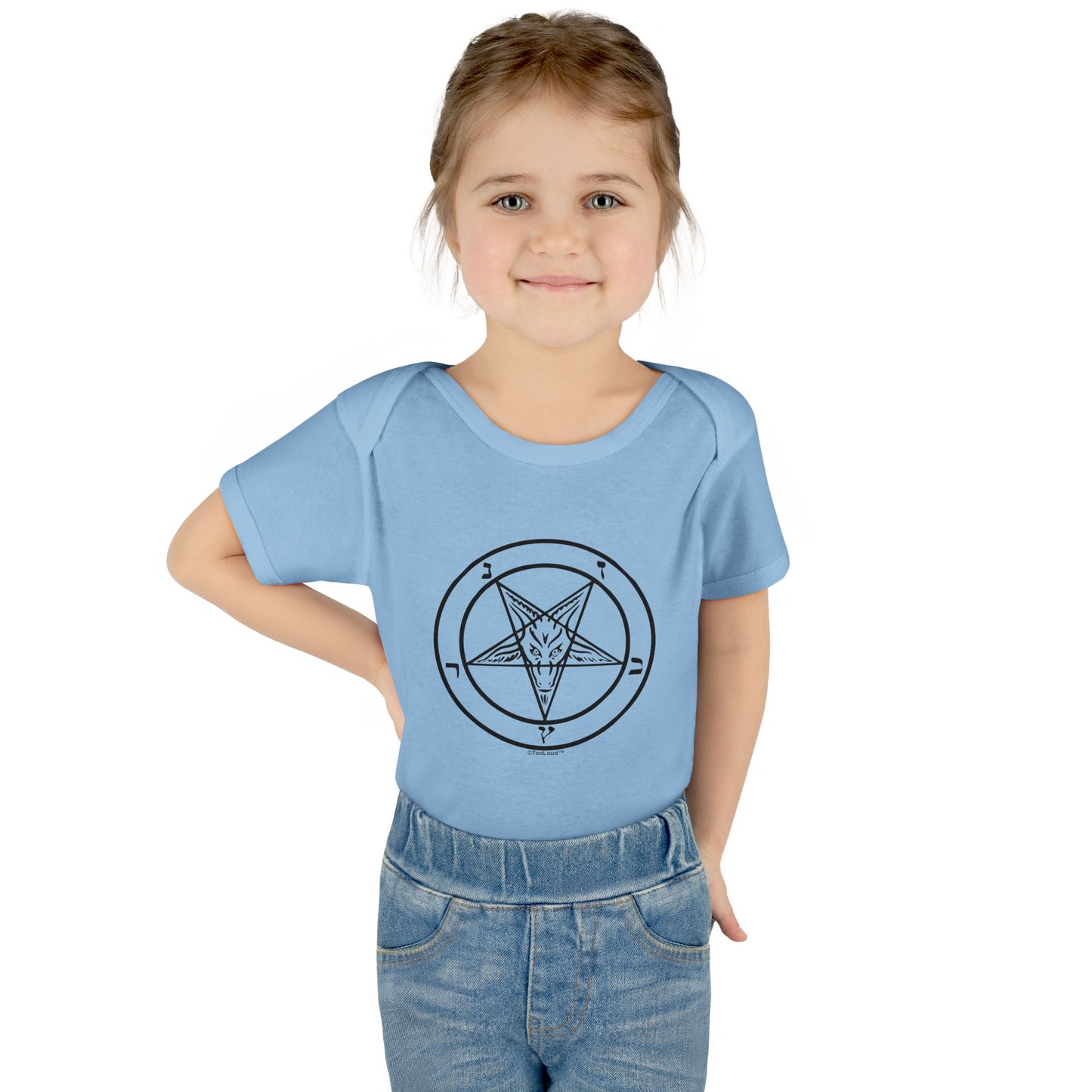 Sigil of Baphomet Baby Romper Bodysuit by TOOLOUD