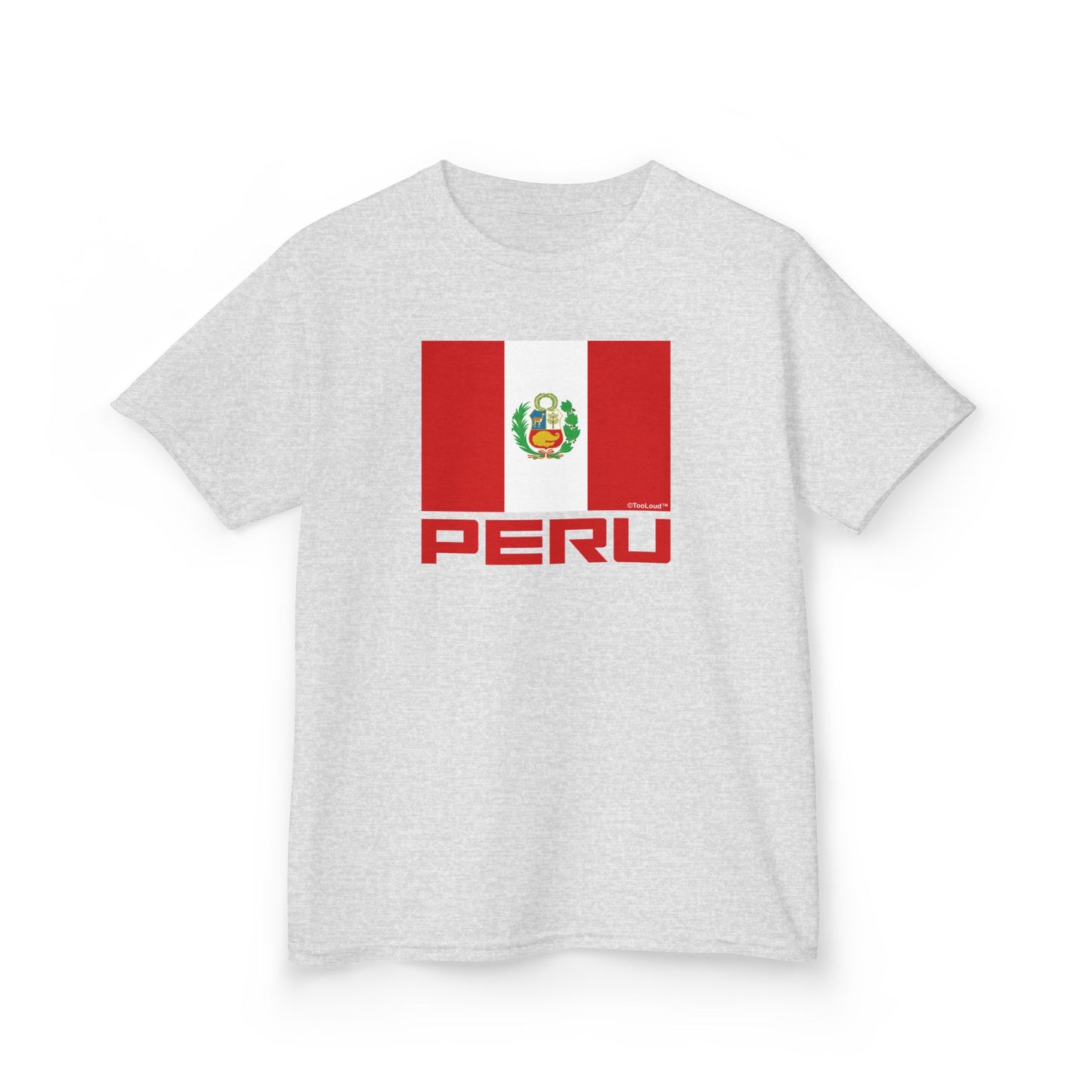 Peru Flag Children’s T-Shirt by TOOLOUD