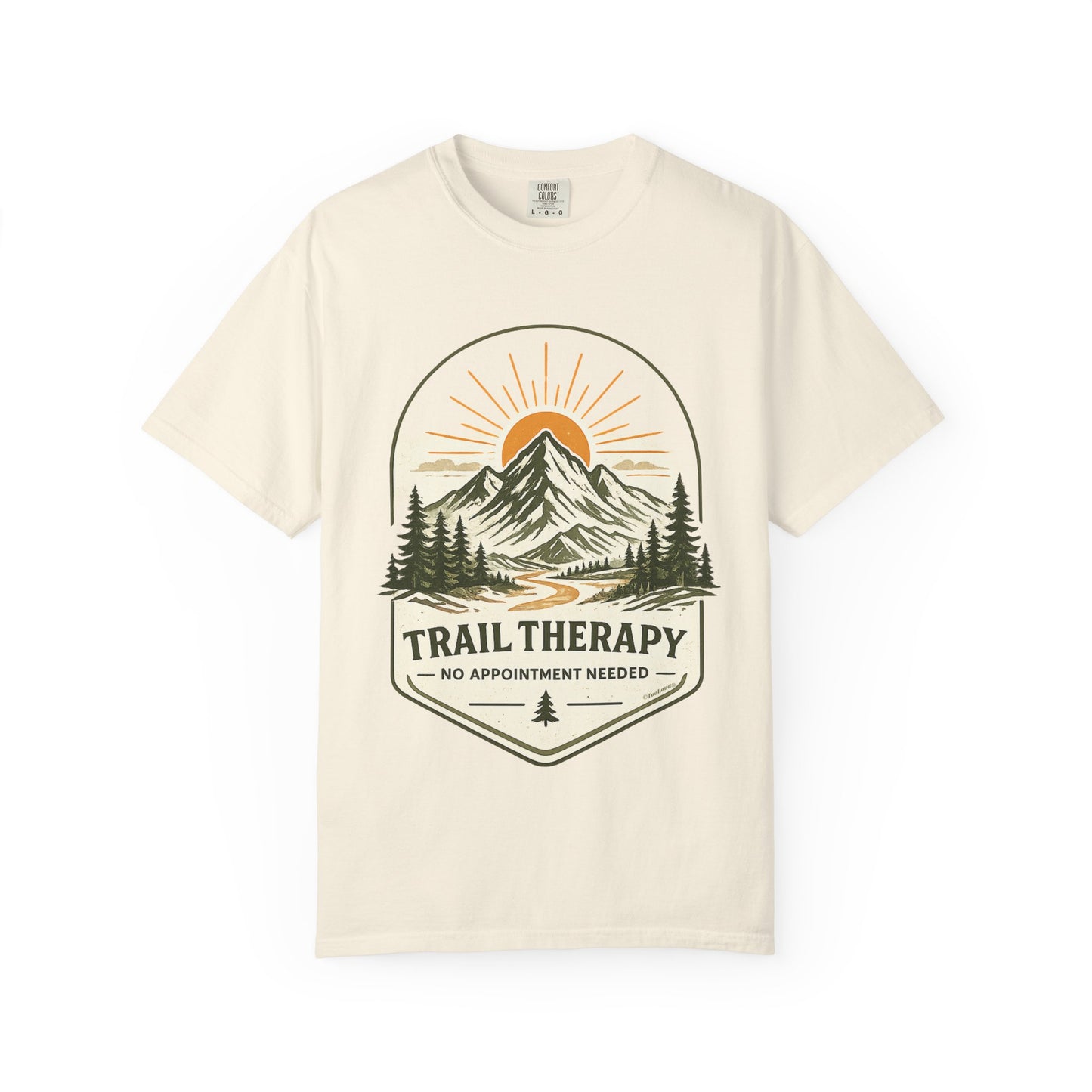 Trail Therapy No Appointment Needed T-Shirt – Garment-Dyed Unisex Hiking Tee