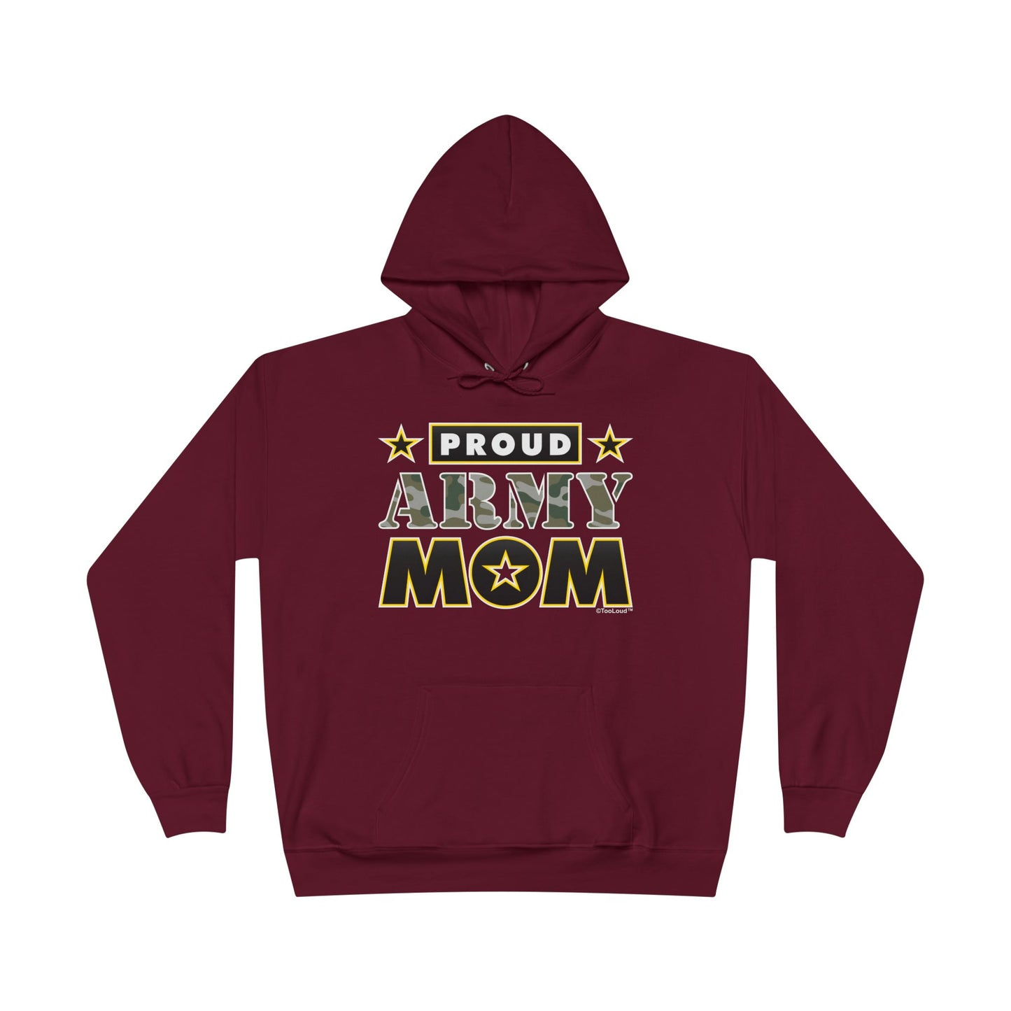 Proud Army Mom Dark Sweatshirt Hoodie by TOOLOUD™