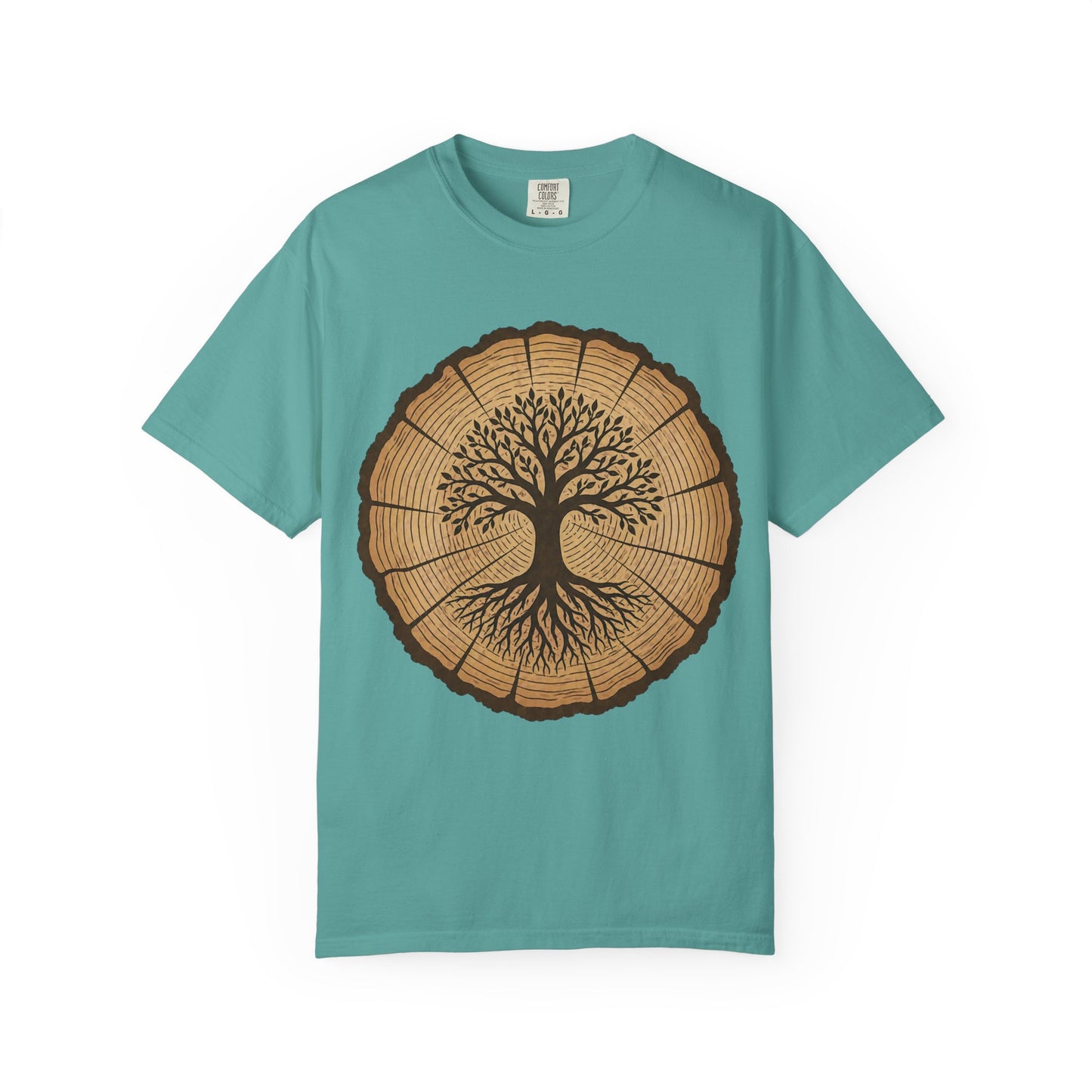 Tree Stump of Life – Unisex Garment-Dyed Adult T-Shirt
