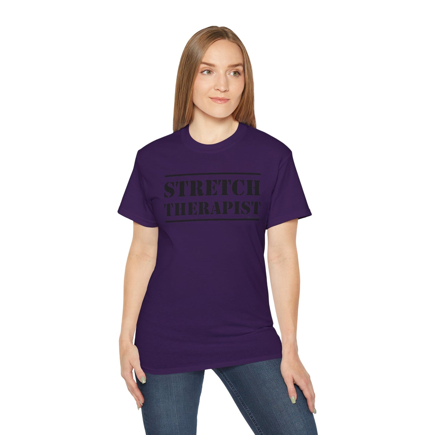 Stretch Therapist Text Women’s T-Shirt by TOOLOUD