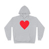 TOOLOUD Big Red Heart Valentine's Day Hoodie Sweatshirt – Romantic & Cozy Gift