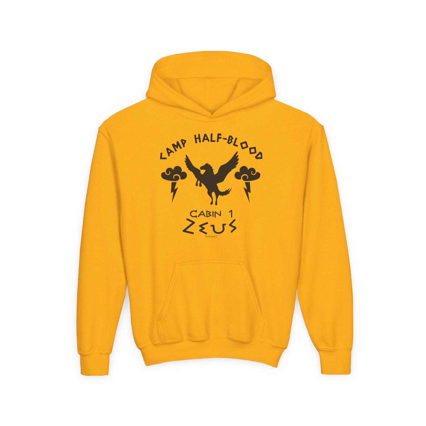 Camp Half Blood Cabin 1 Zeus Youth Children's Hoodie by TOOLOUD