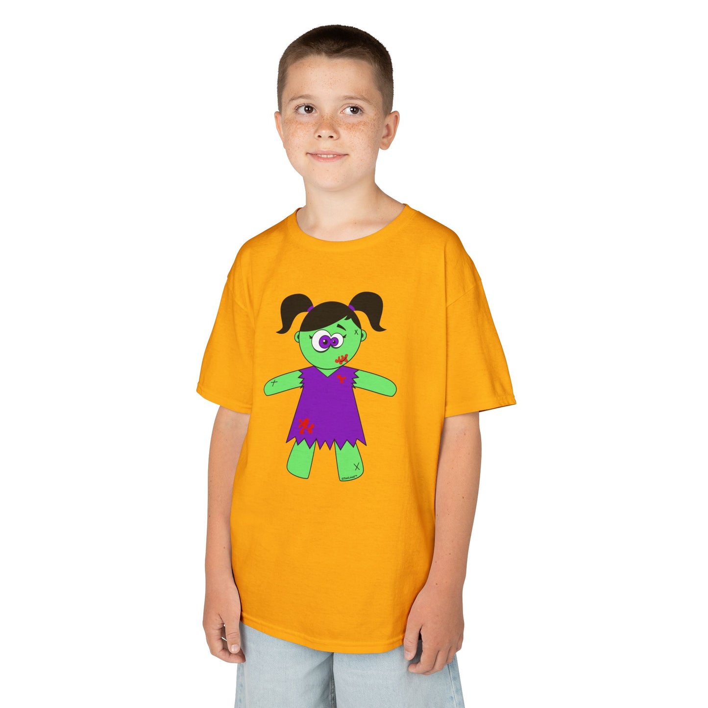 Zombie Girl Halloween Children’s T-Shirt by TOOLOUD