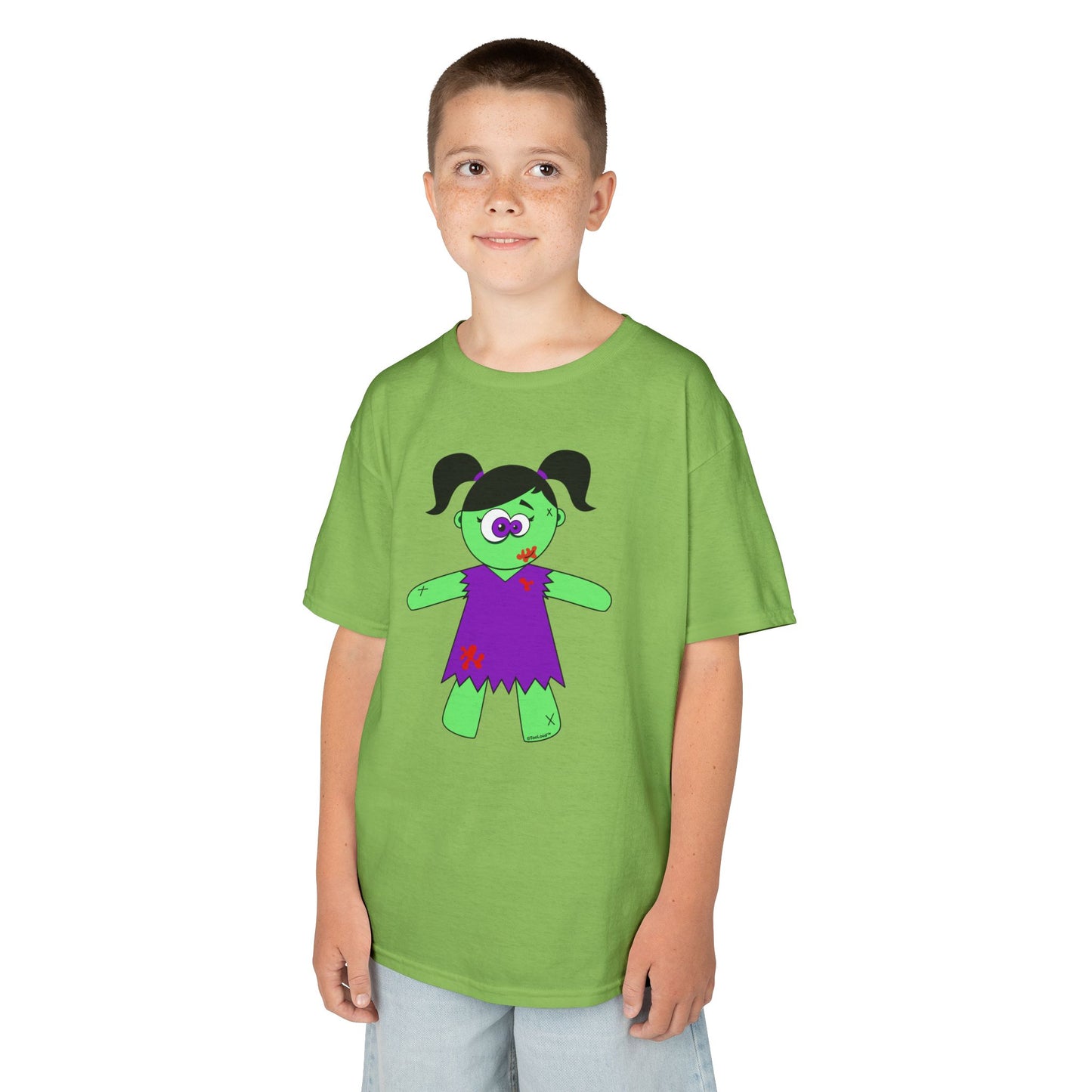 Zombie Girl Halloween Children’s T-Shirt by TOOLOUD