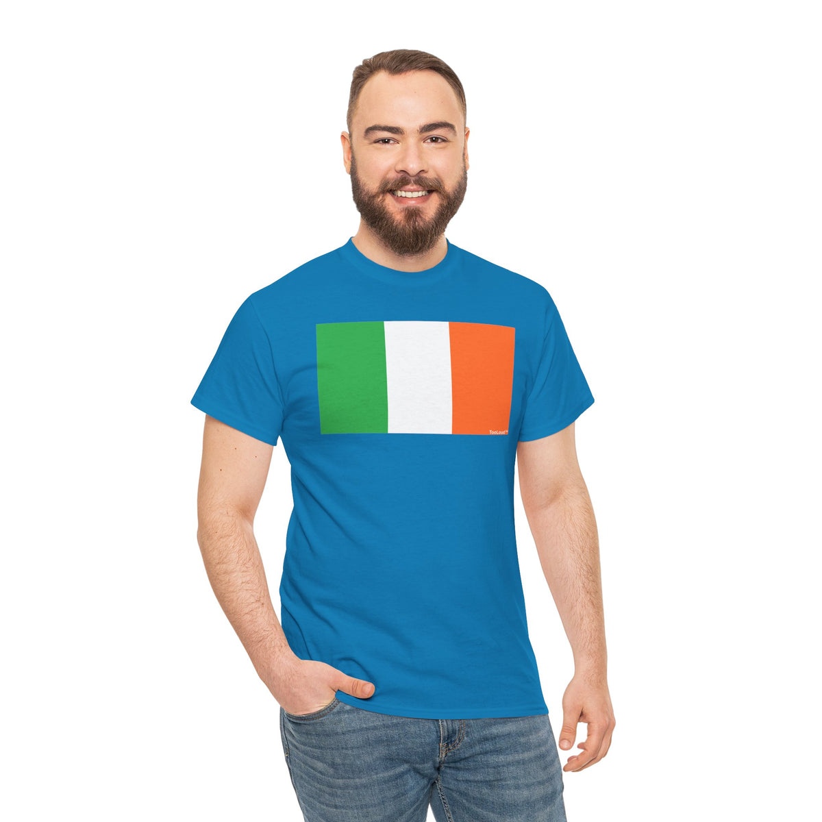 Irish Flag – Flag of Ireland Adult Dark T-Shirt by TOOLOUD