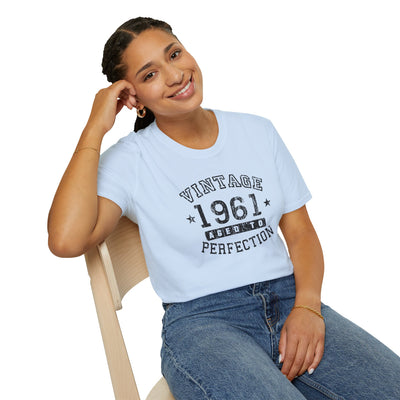 Customized Retro Birth Year Worn-In Unisex Tee for Adults – Exclusively by TooLoud