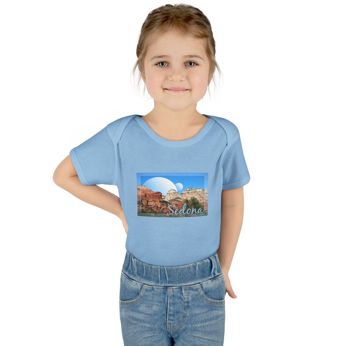 Abstract Sedona Baby Romper Bodysuit by TOOLOUD