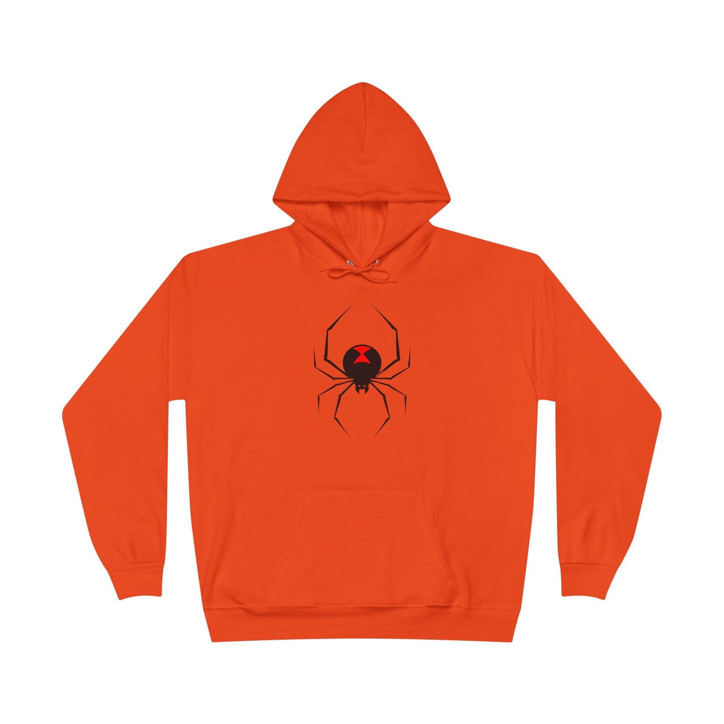 Black Widow Spider Design Hoodie Sweatshirt by TOOLOUD