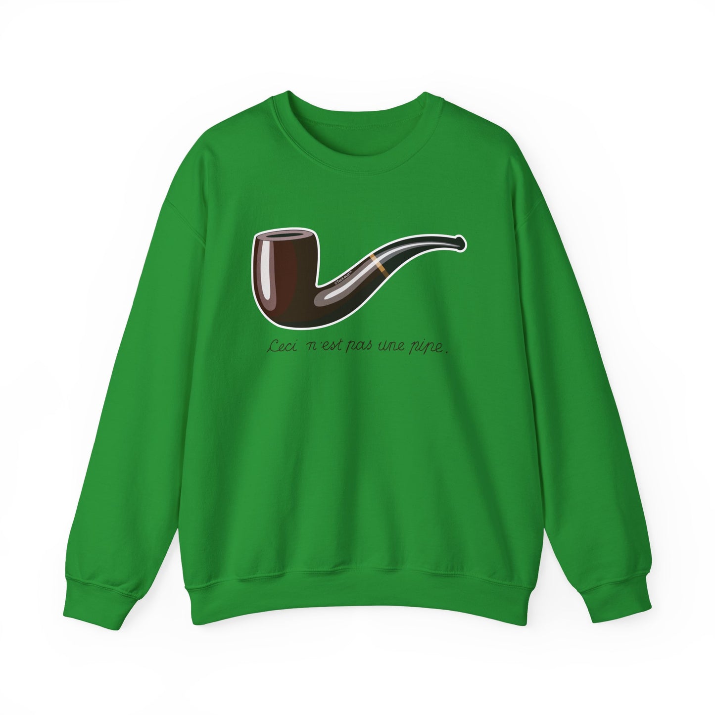 Ceci N’est Pas une Pipe Adult Sweatshirt by TOOLOUD