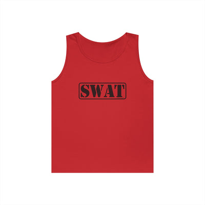 TOOLOUD SWAT Team Logo - Text #2 Unisex Tank Top Heavy Cotton