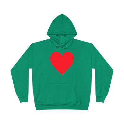 TOOLOUD Big Red Heart Valentine's Day Hoodie Sweatshirt – Romantic & Cozy Gift