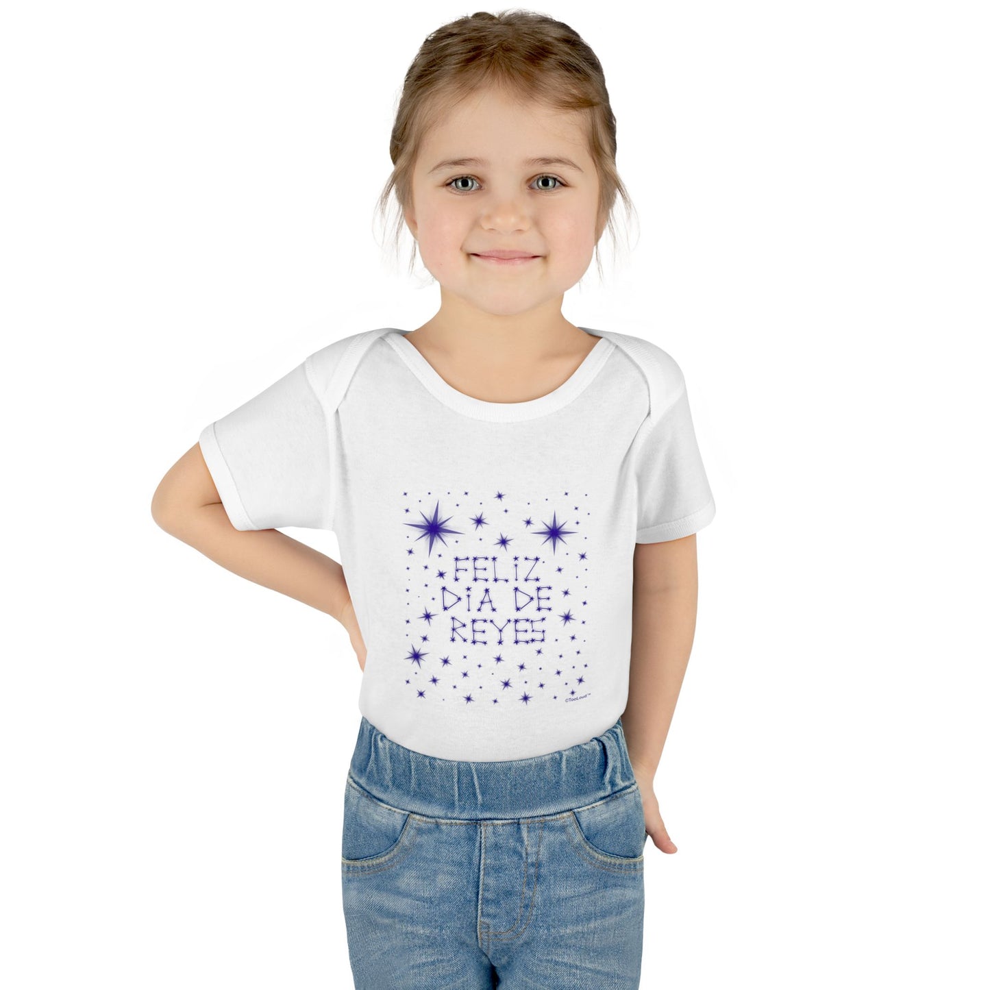 Feliz Dia de Reyes - Estrellas Brillantes Baby Romper Bodysuit by TOOLOUD